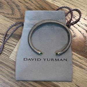 David Yurman Peridot Diamond Bracelet